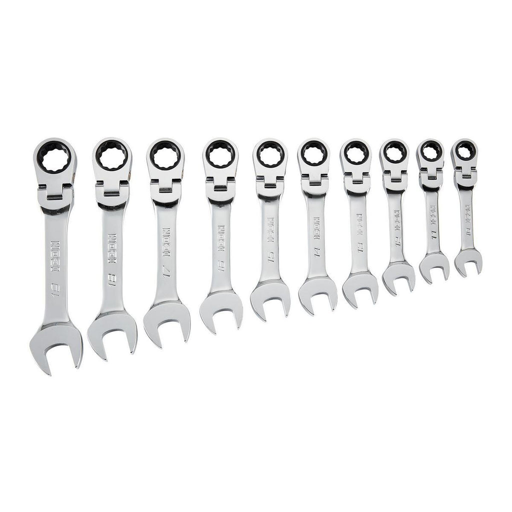 Metric Ratcheting Combination Wrench Set, 10-Piece H5714