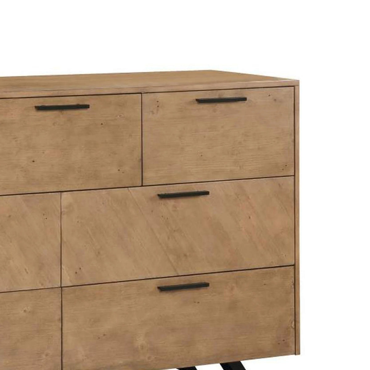 7 Drawer Dresser with Angled Black Legs J3763