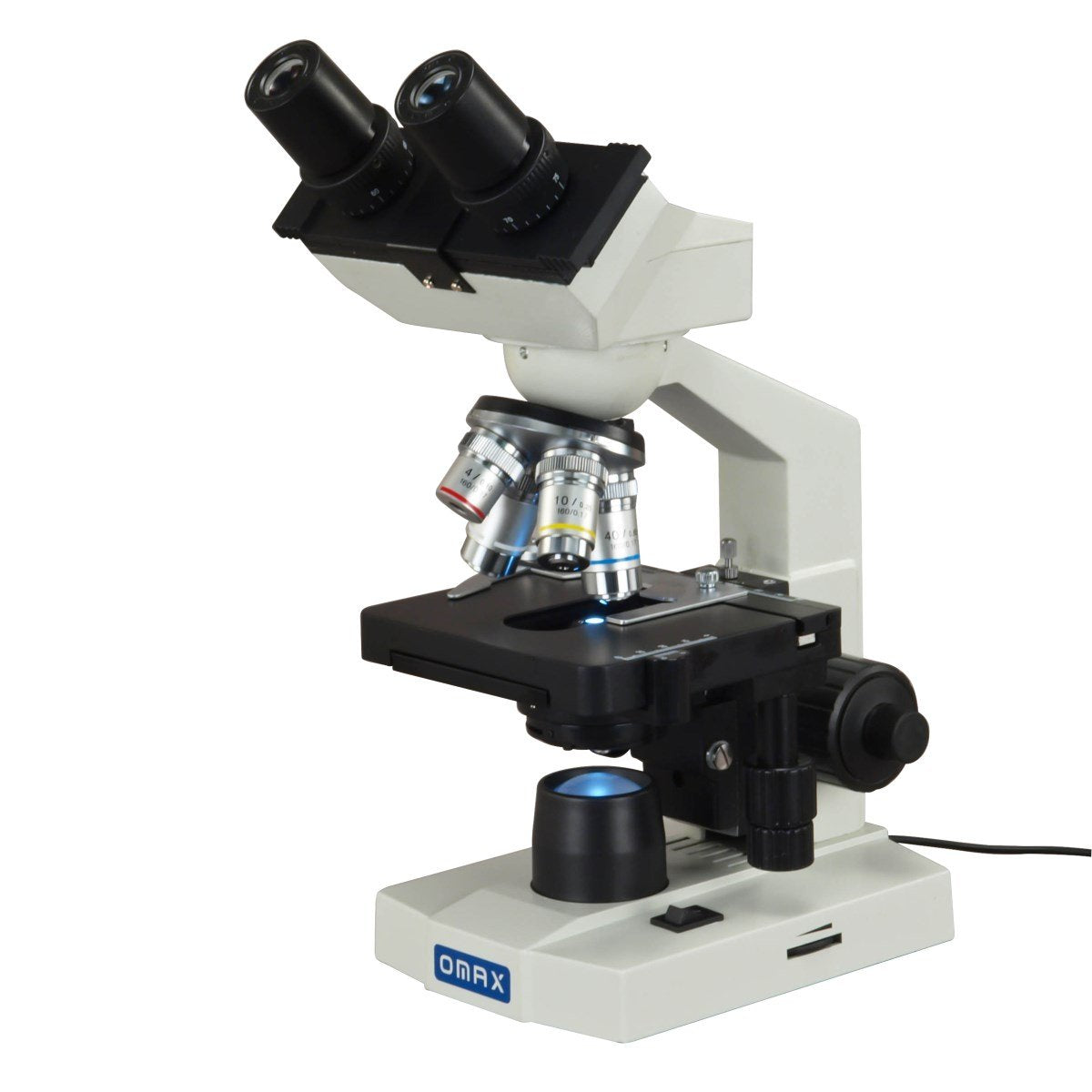 40X-2500X Binocular Compound LED Microscope with Mechanical Stage I616047