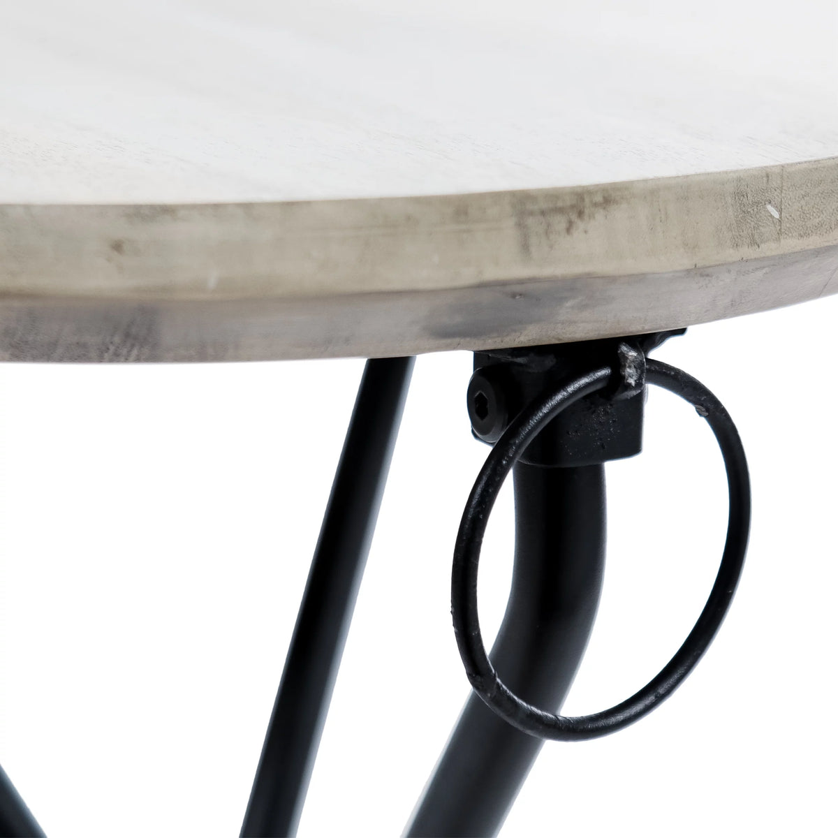 Portable Acacia Wood Side Table M395