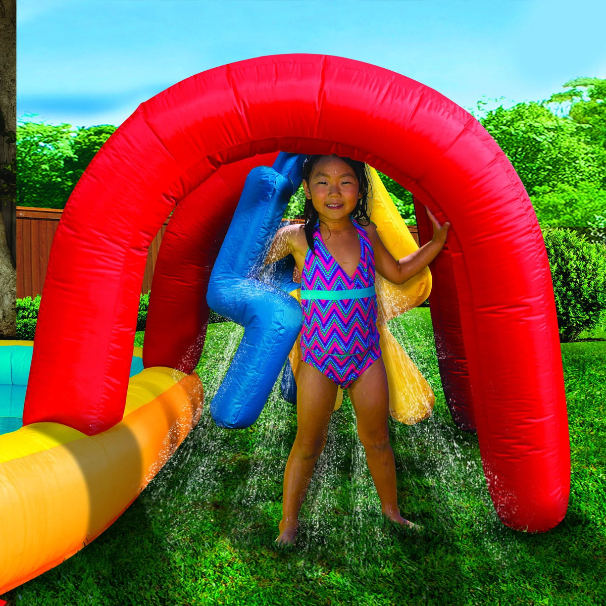 Water Park with Water Blasting Cannon & Pillars A494367