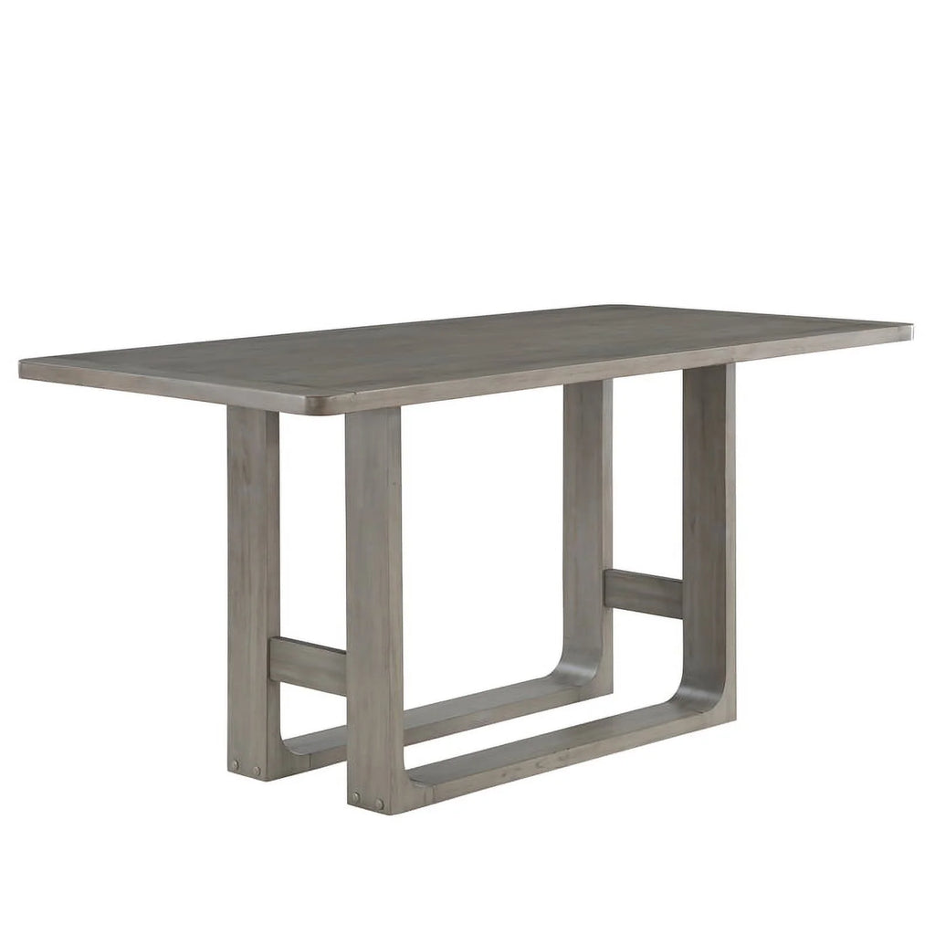 Gray Wood 5-Piece Counter Height Dining Set H1260