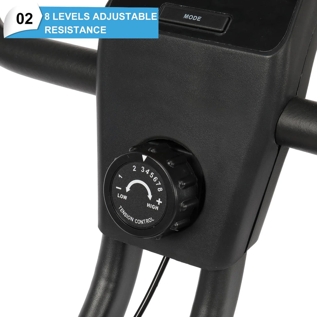 Folding Magnetic Stationary Exercise Bike G12703