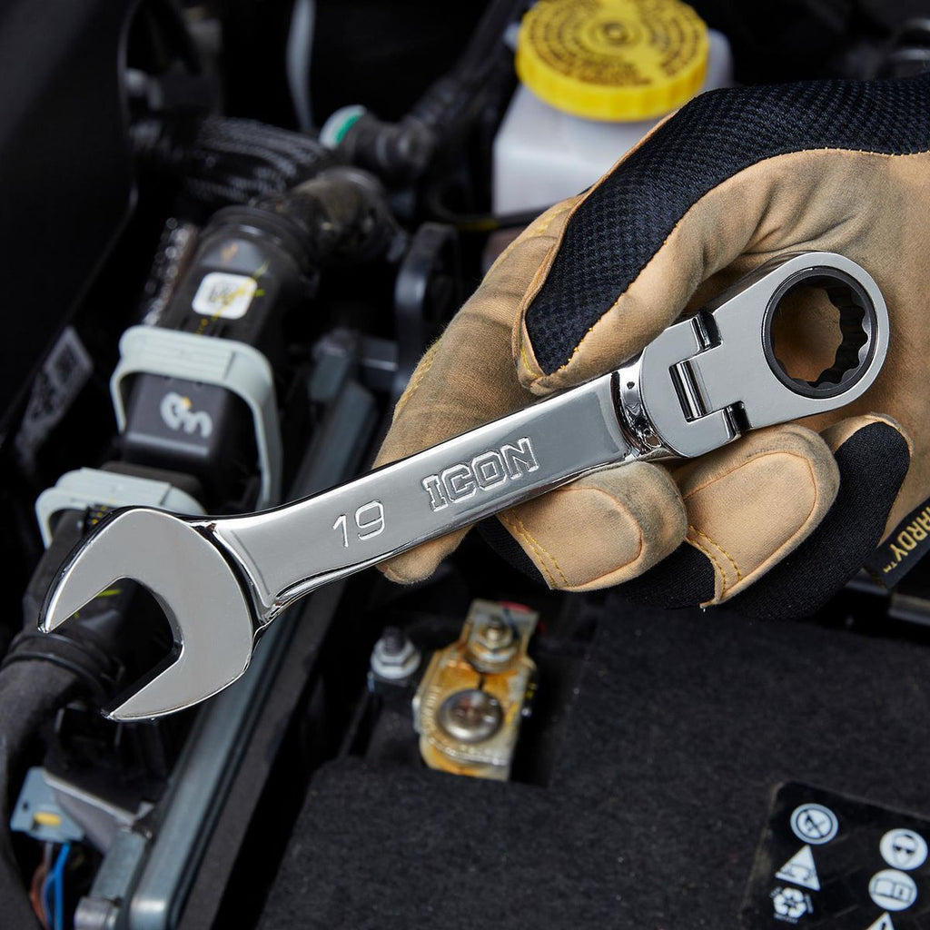 Metric Ratcheting Combination Wrench Set, 10-Piece H5714