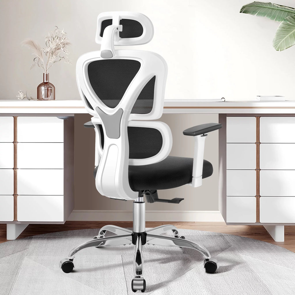 Black High Back Ergonomic Office Chair with Lumbar Support S77241