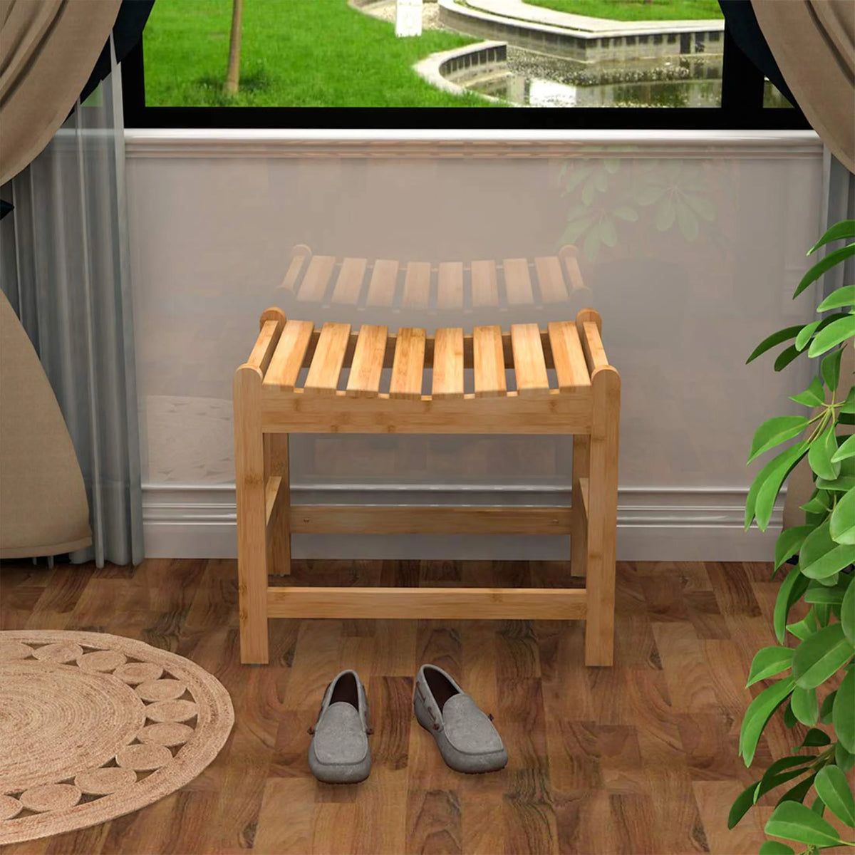 Bamboo Shower Bench X1854
