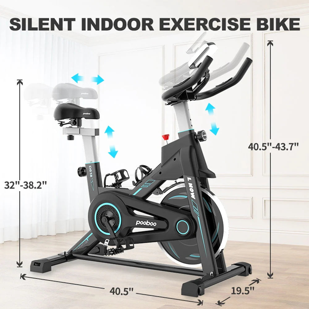 Indoor Stationary Magnetic Cycling Exercise Bike 350 Lbs. S216