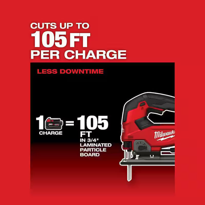 18-Volt Lithium-Ion Brushless Cordless Jig Saw with 5.0 Ah Battery Y108