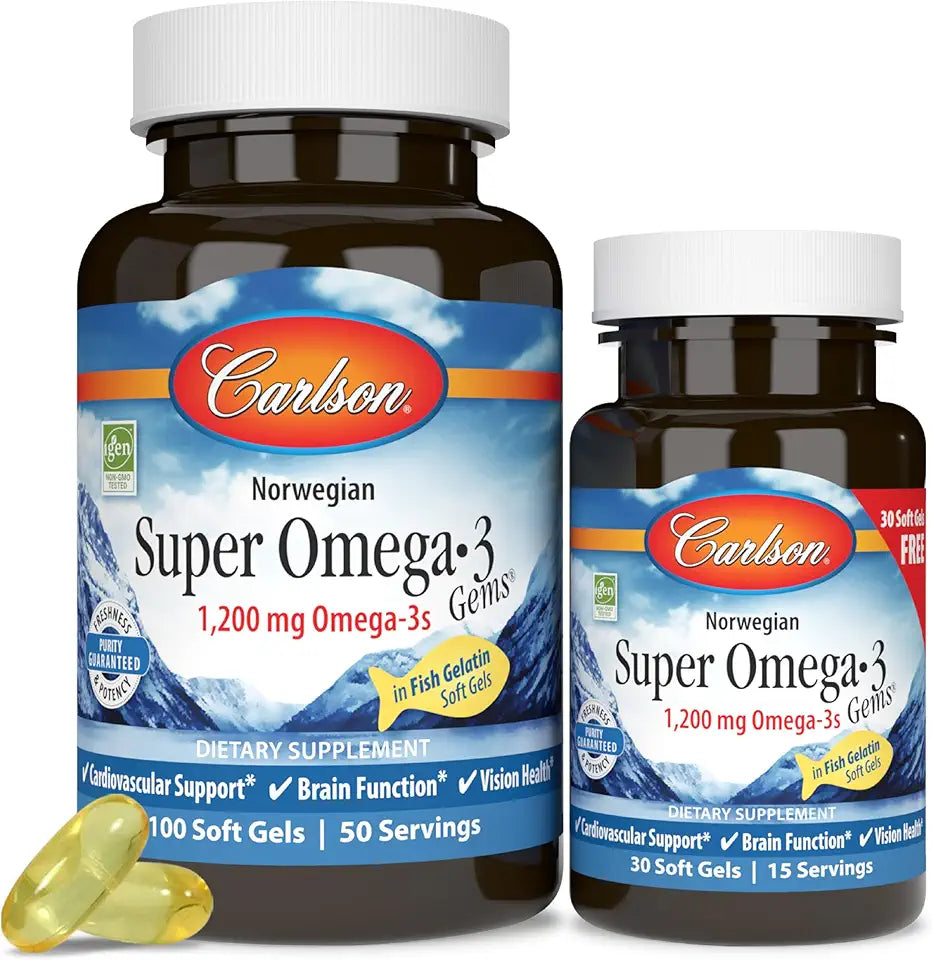 1,200 mg Omega-3 Soft Gels E293166