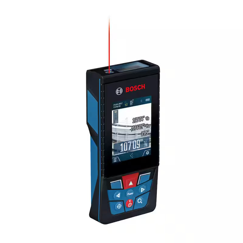 400 ft. Outdoor Laser Distance Measuring Tool with Bluetooth and Camera Viewfinder B909564