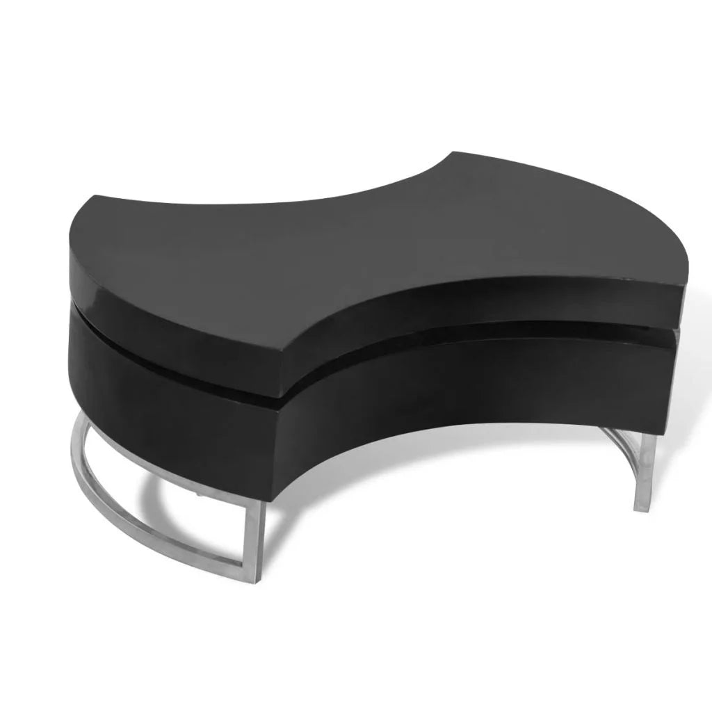 High Gloss Coffee Table with Concealed Storage Q7925