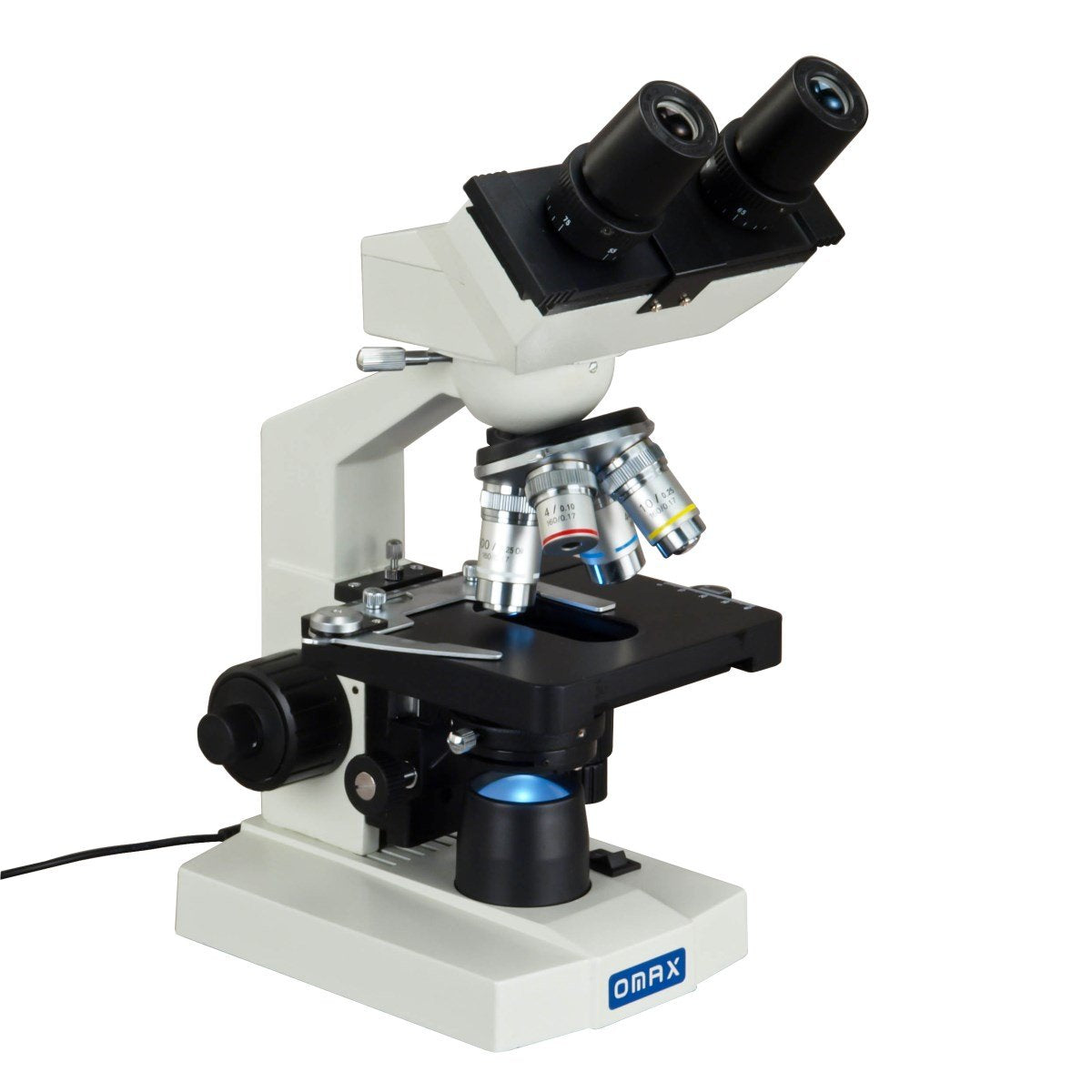 40X-2500X Binocular Compound LED Microscope with Mechanical Stage I616047