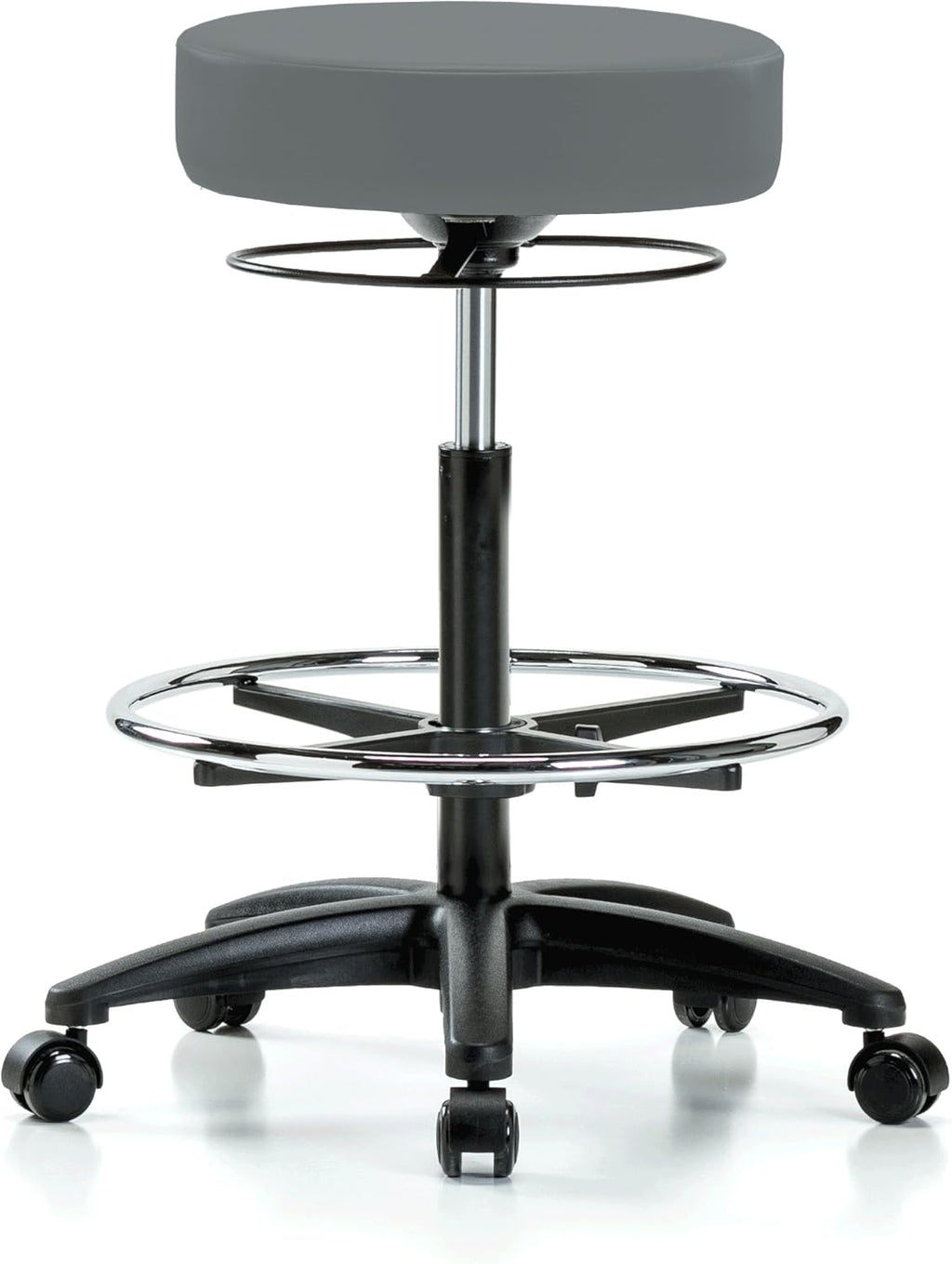 Height Adjustable Salon & Spa Stool with Footring F109