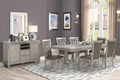 Platinum Mirror Dining Table Set 7 Pcs U1637