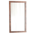 Hand Hammered Copper Small Rectangle Mirror T5155