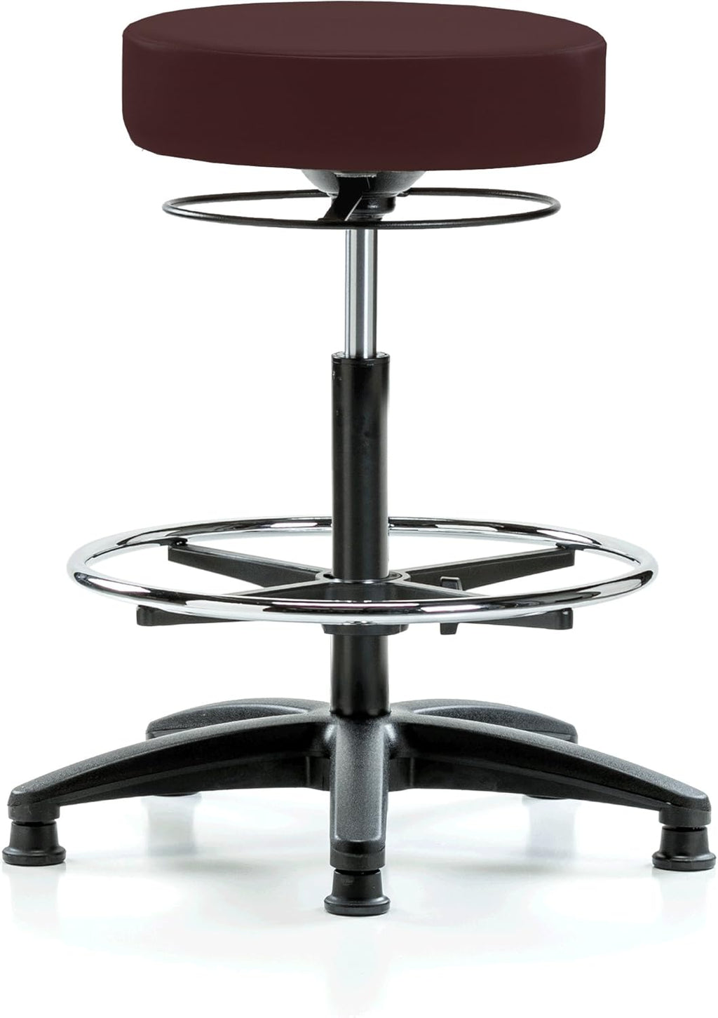 Height Adjustable Salon & Spa Stool with Footring F109