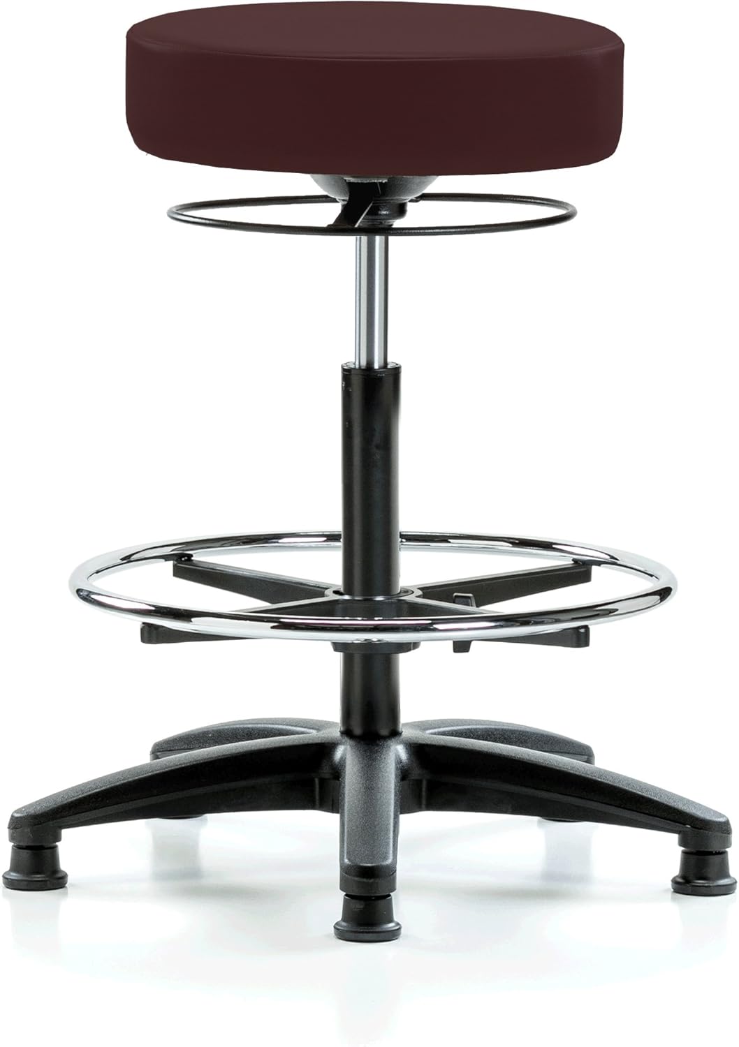 Height Adjustable Salon & Spa Stool with Footring F109