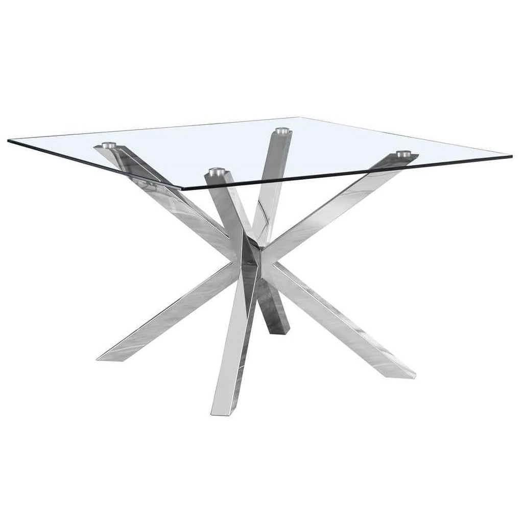 Clear Glass 5pc Dining Set S240
