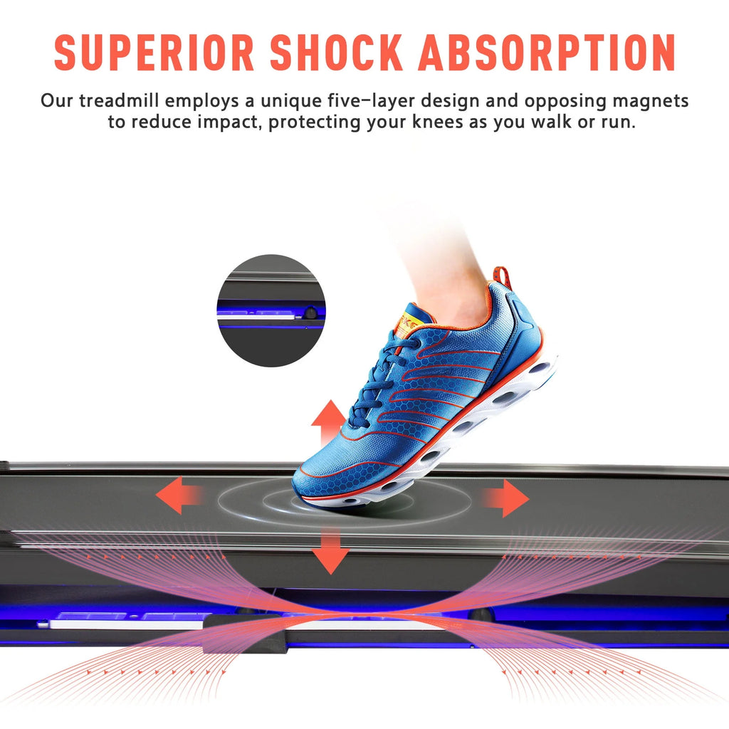 3HP Smart Folding Treadmill with Bluetooth P465