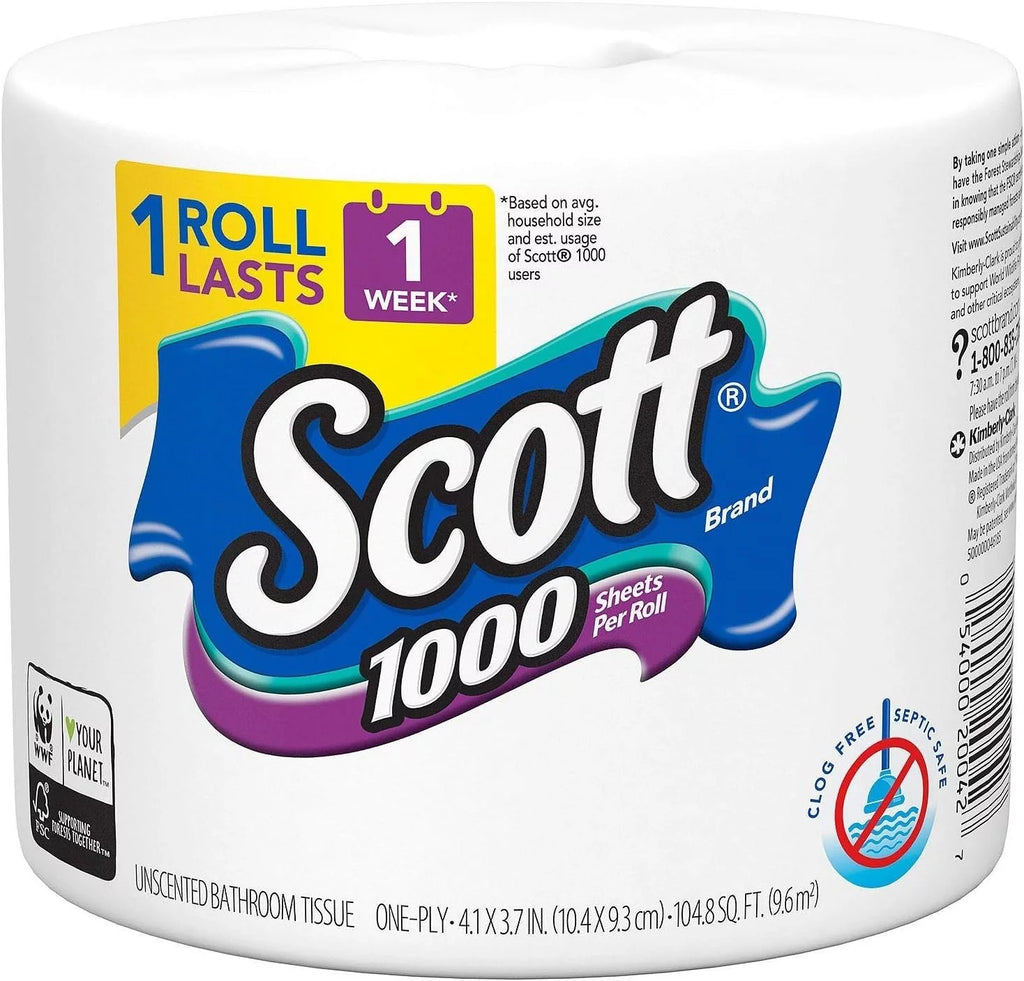 Bath Tissue 1000 Sheets 45 Rolls O767