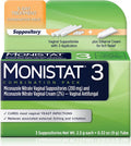 3 Day Yeast Infection Treatment Suppository Inserts & Anti-Itch Cream Y266