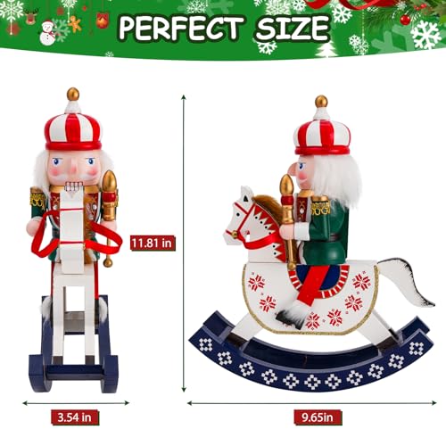 14 inch Wooden Nutcracker Christmas Decor X963