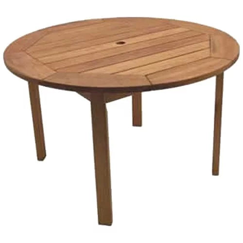 5-Piece Solid Wood Round Patio Dining Set W5067
