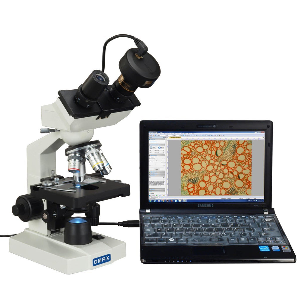 40X-2500X Binocular Compound LED Microscope with Mechanical Stage I616047