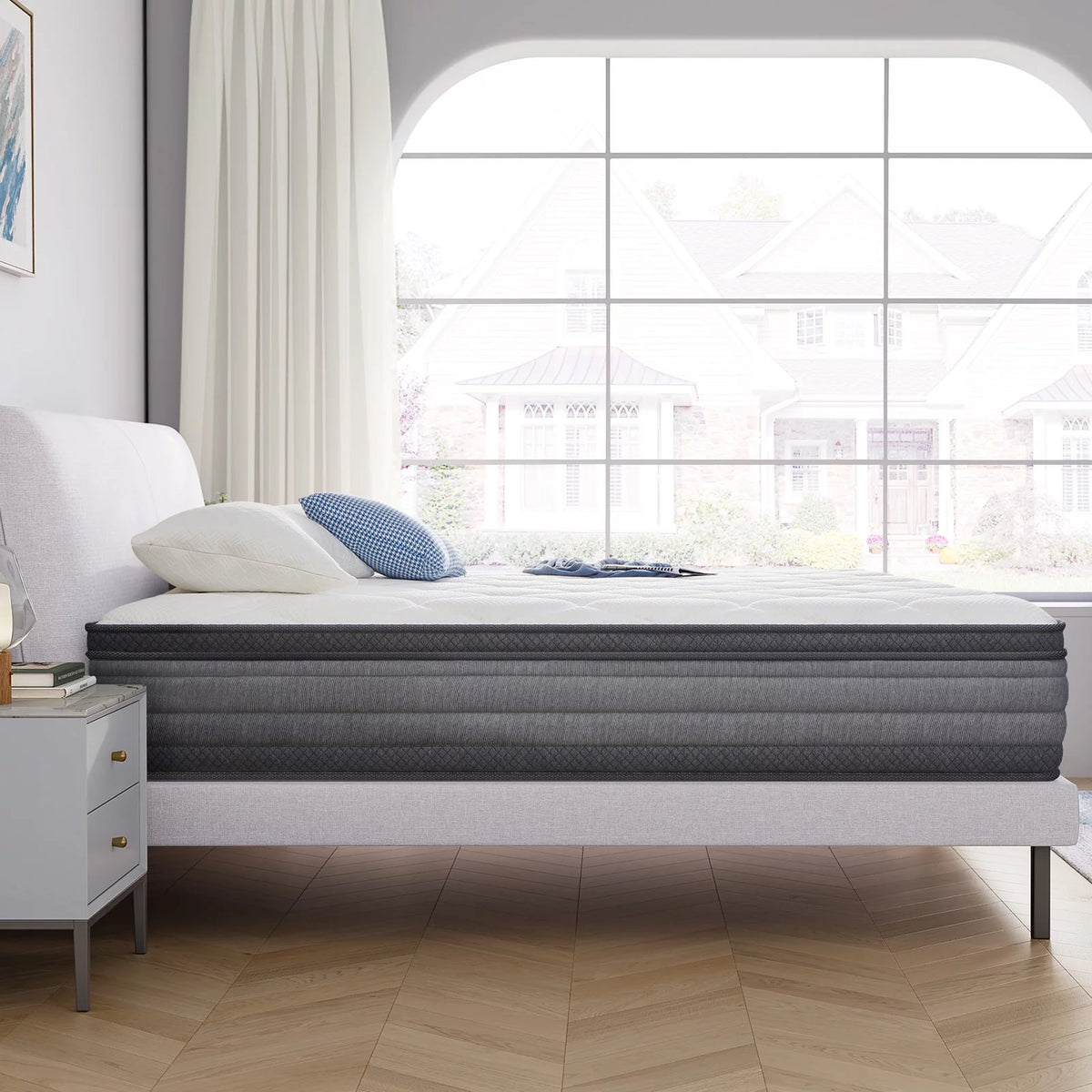 Queen 12 Hybrid Gel Memory Foam Innerspring Mattress X807