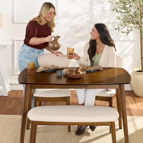 5-Piece Dining Table & Chair Set with 4 Chairs Q4254