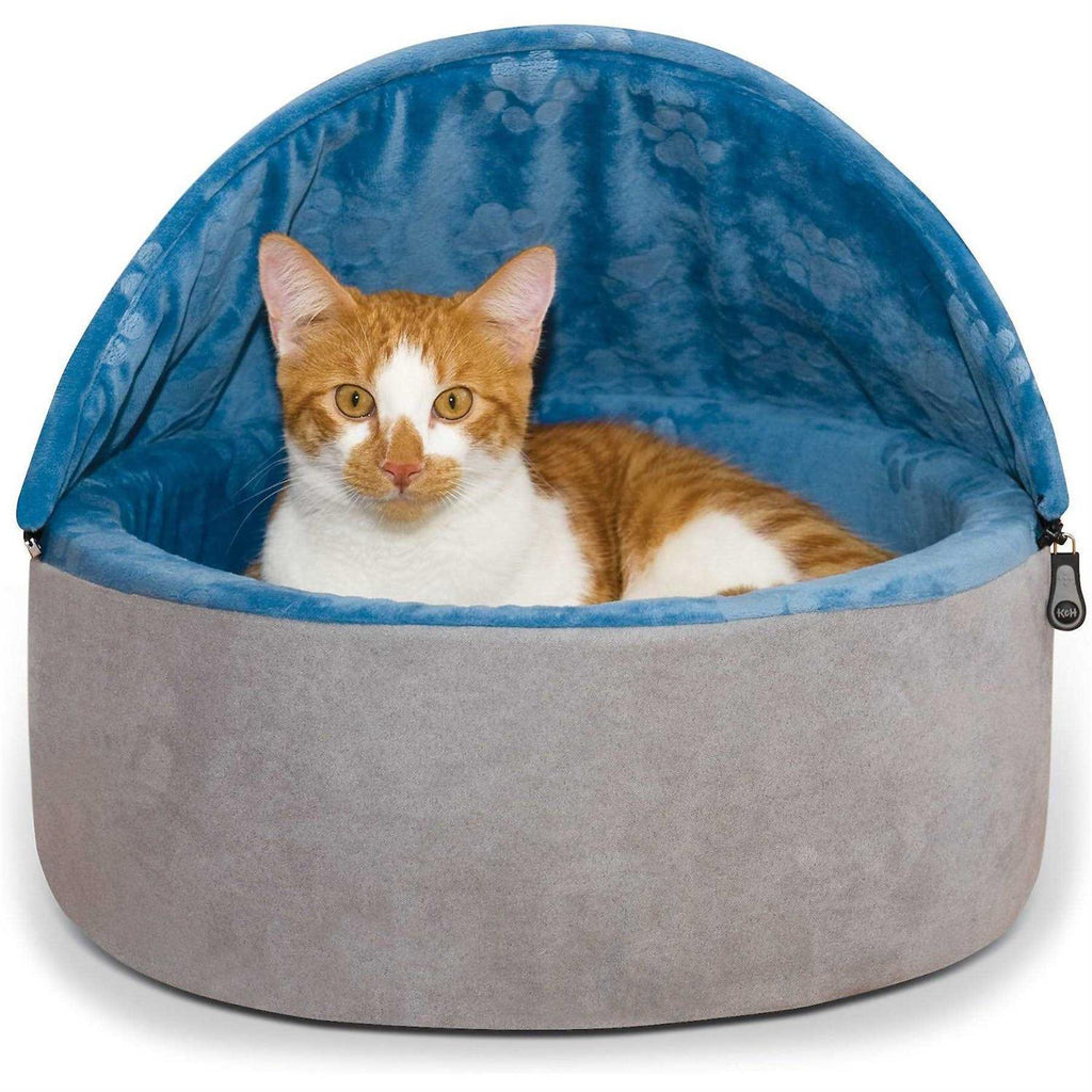 Self-Warming Hooded Kitty Bed H348349