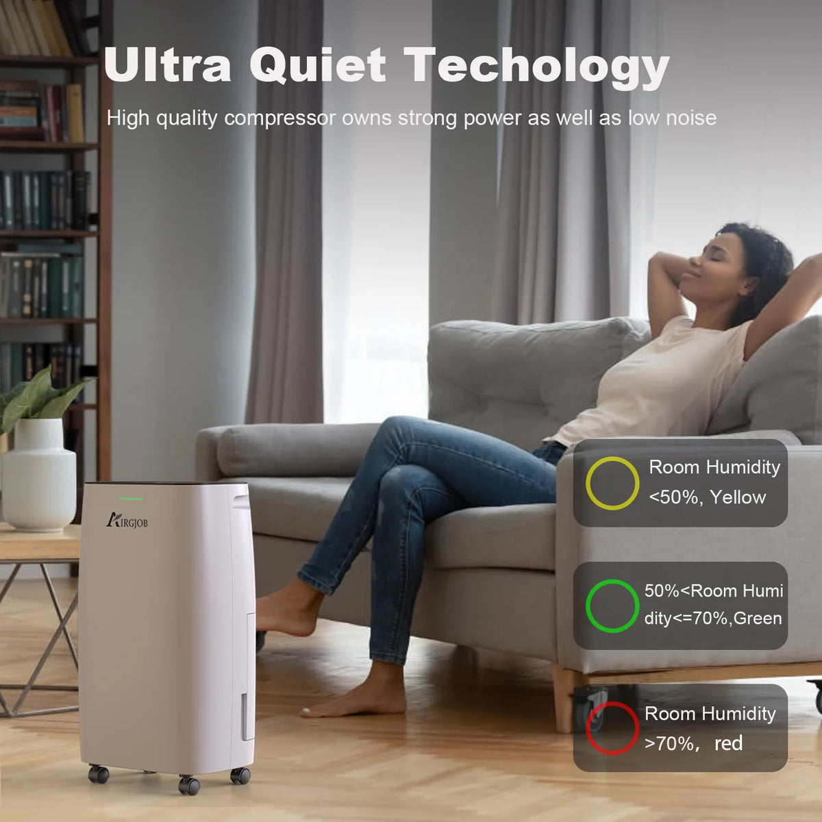 32-Pint Dehumidifier with Auto Continuous Drain C431183
