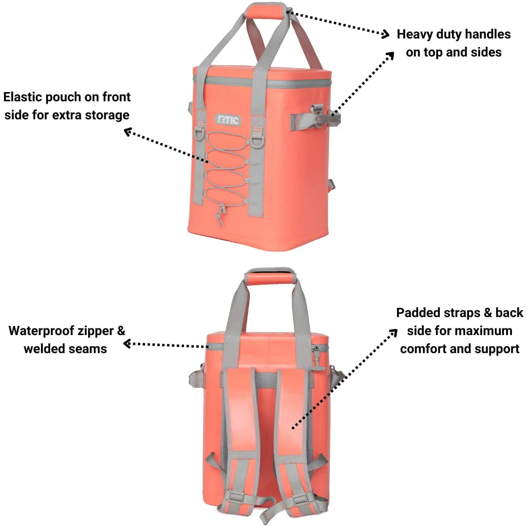 20 Can Insulated Portable Soft Cooler Bag Waterproof X43229