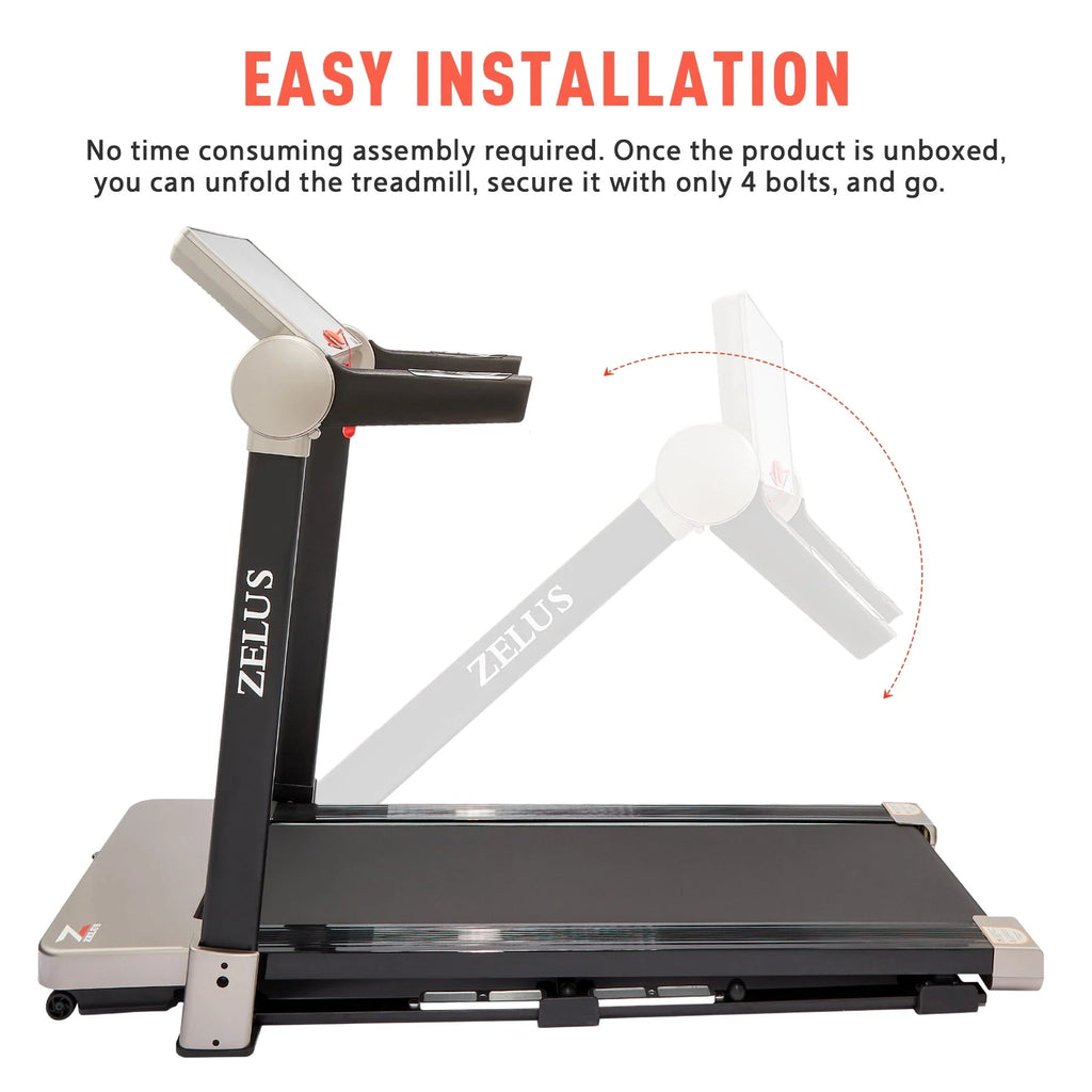 3HP Smart Folding Treadmill with Bluetooth P465