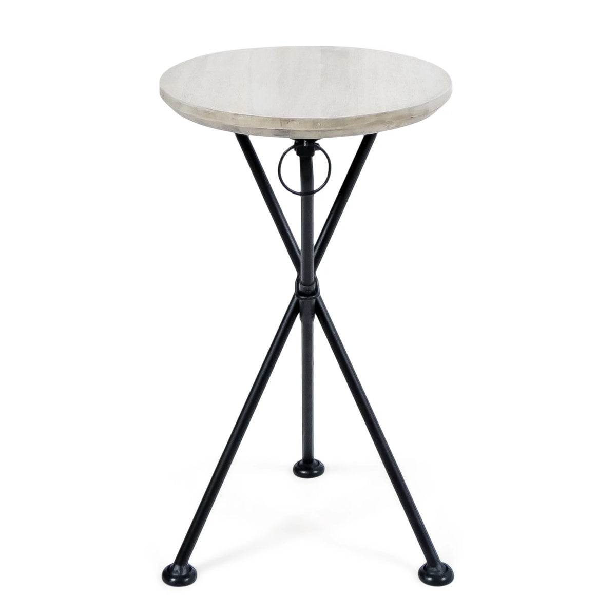 Portable Acacia Wood Side Table M395