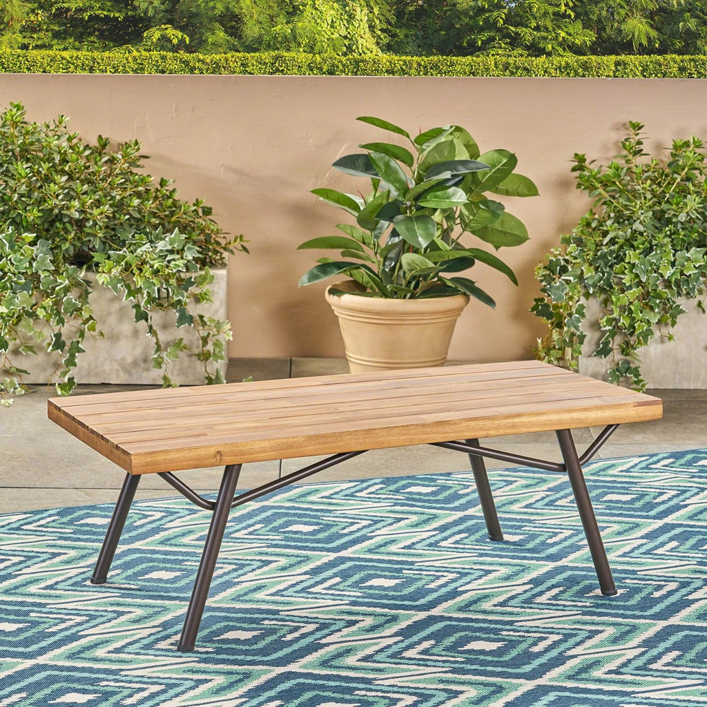 Acacia Wood Coffee Table I58419