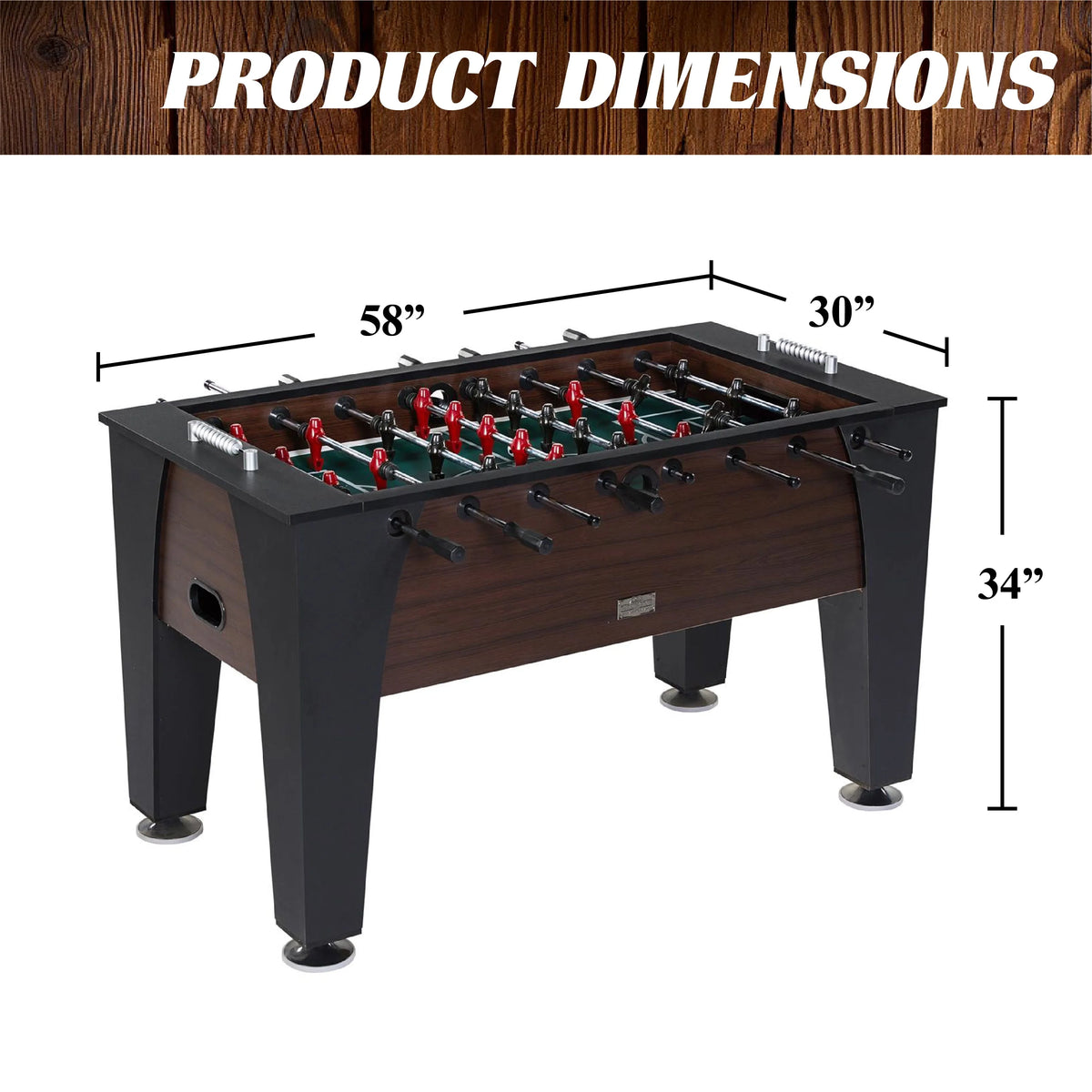 58” Foosball Table Competition Size O9047