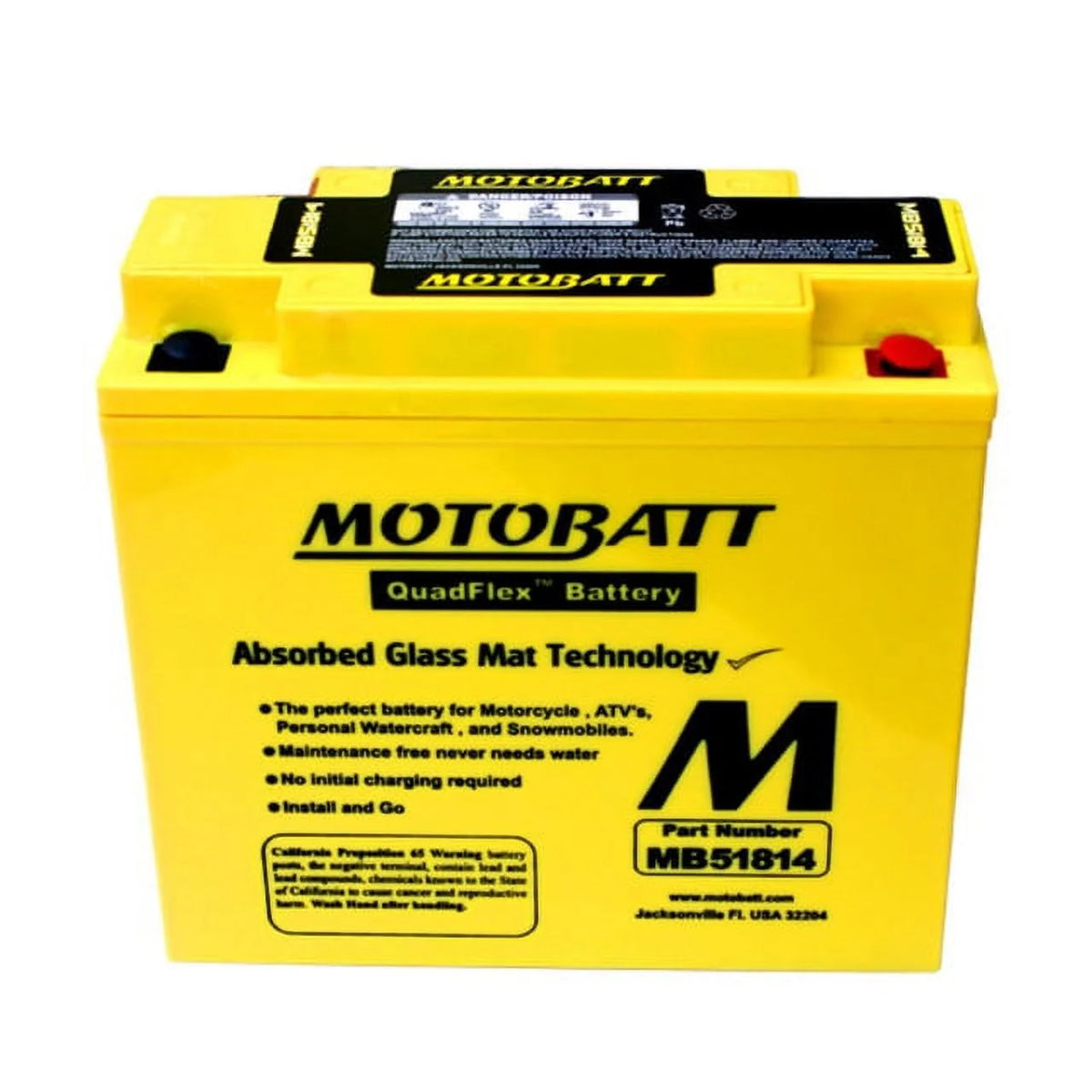 22Ah 220 CCA AGM Powersports Battery S866