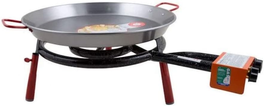 20 Inch Carbon Steel Paella Pan Set with Burner P1755