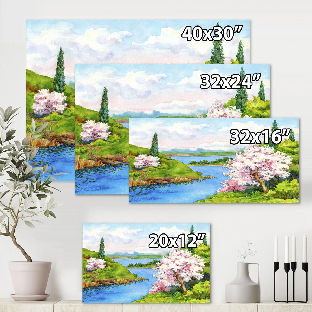Canvas Wall Art Print V360