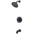 Single Handle 1-Spray Tub and Shower Faucet 1.8 GPM Matte Black G707826