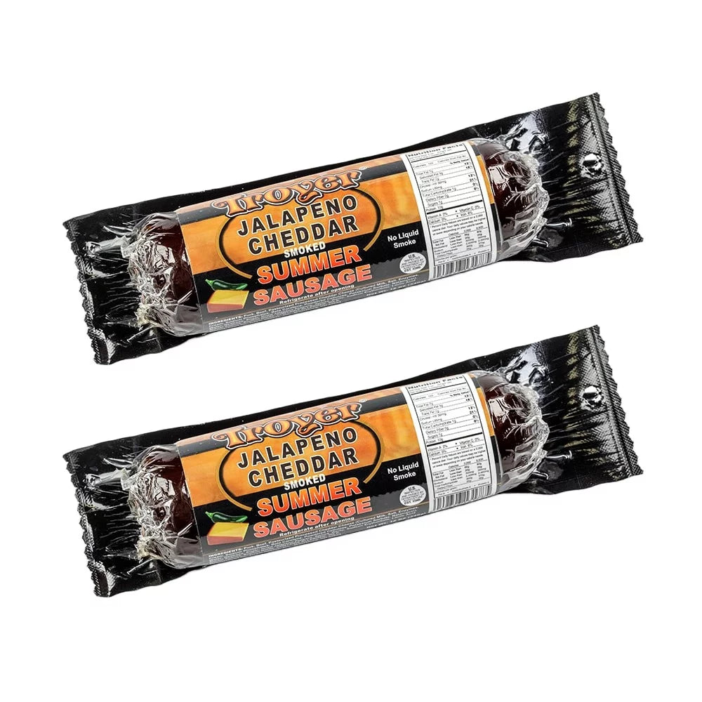 Jalapeno Cheddar Summer Sausage Pack of 2 L404