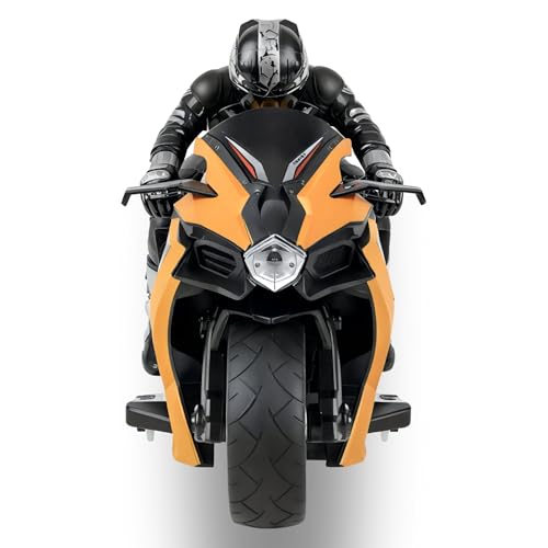 2.4G RC Stunt Motorcycle with Riding Figure 1:10 Scale Green C112144