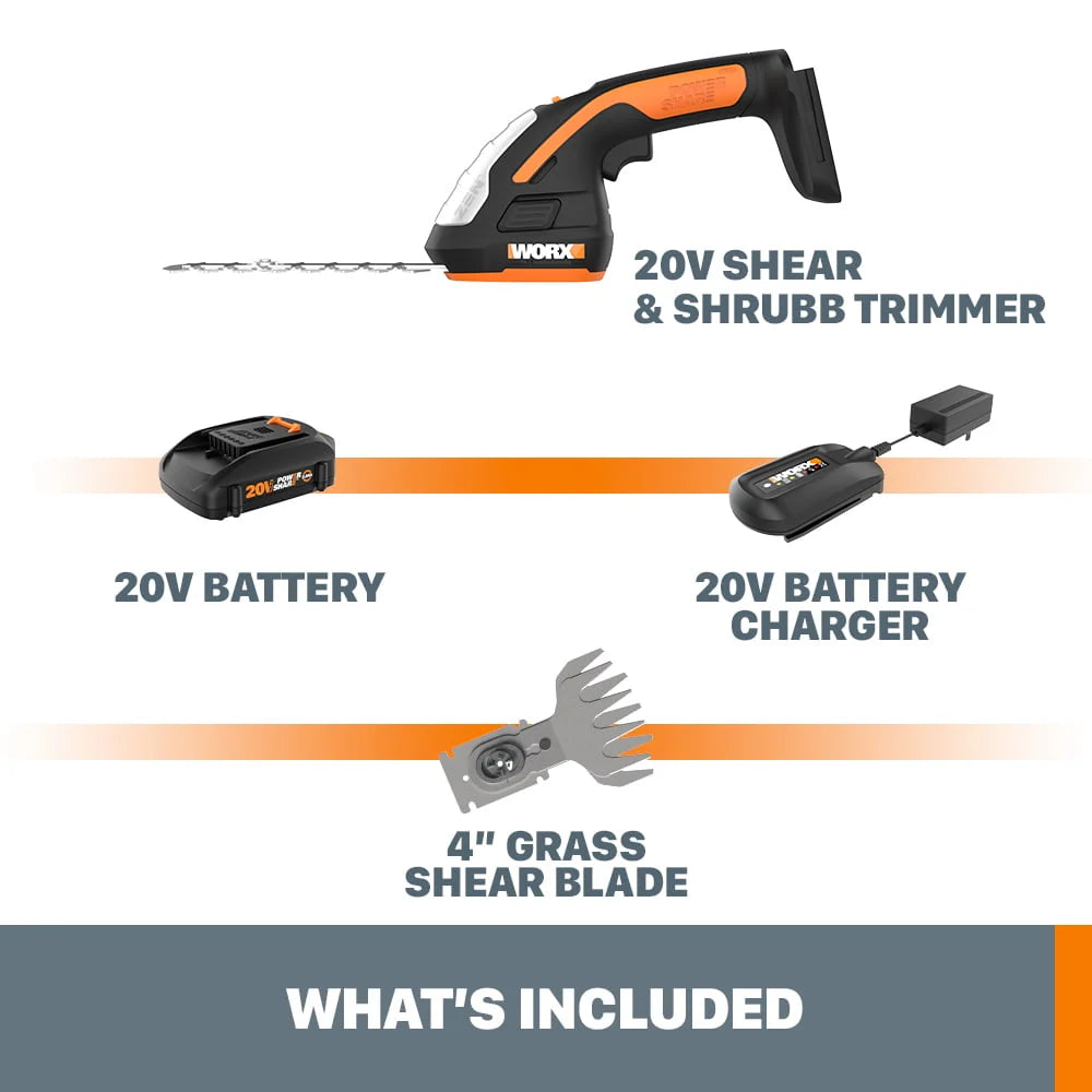 Cordless Shear and Shrubber Trimmer I91194