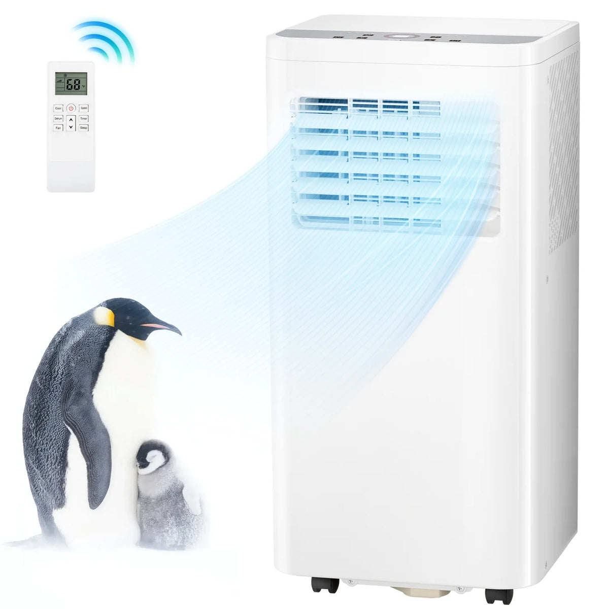 5,000 BTU Portable Air Conditioner White W514