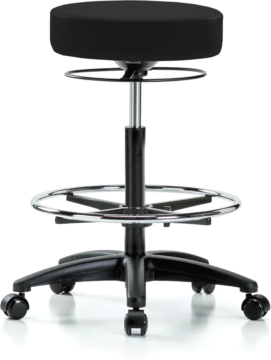 Height Adjustable Salon & Spa Stool with Footring F109