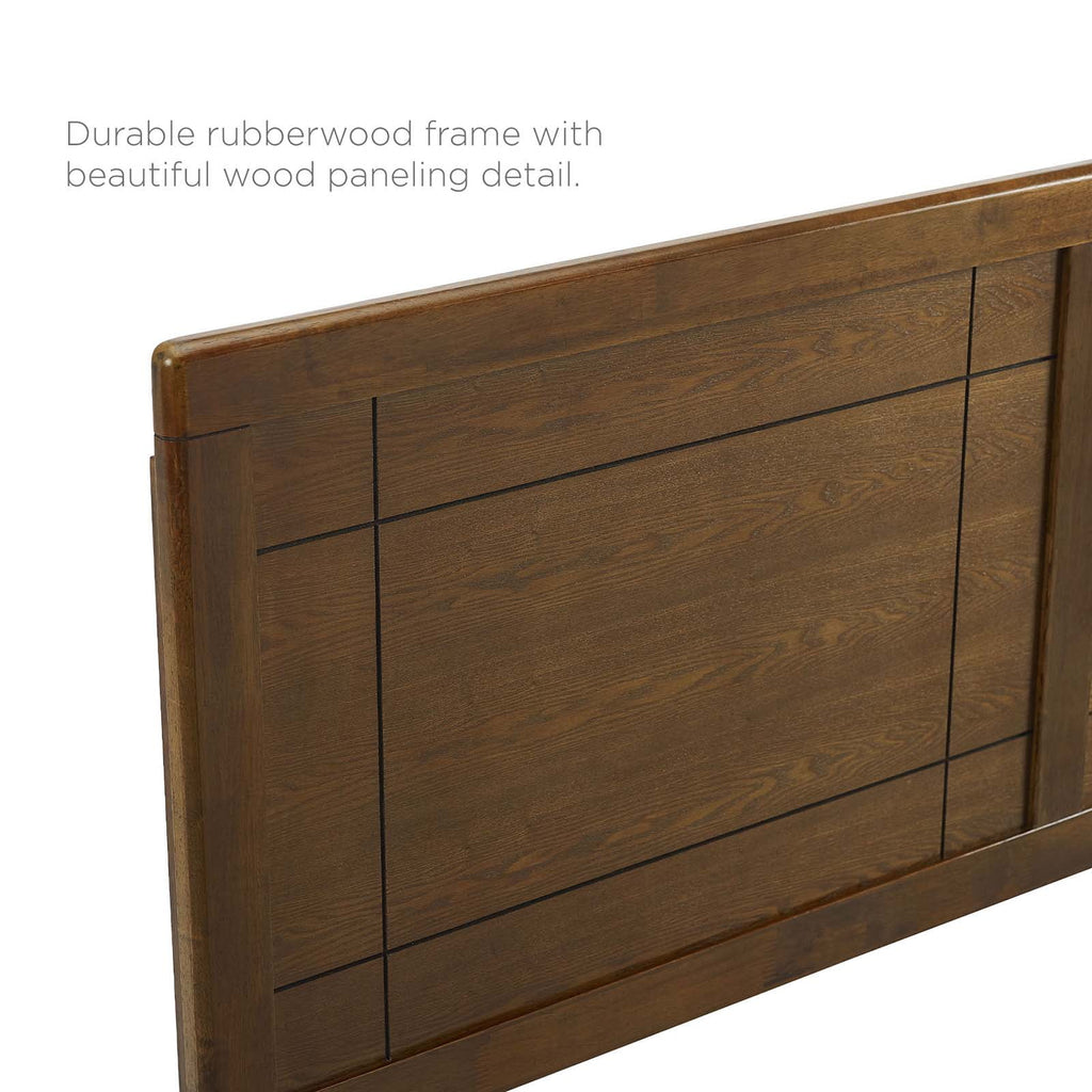 King Wood Headboard in Walnut P4918