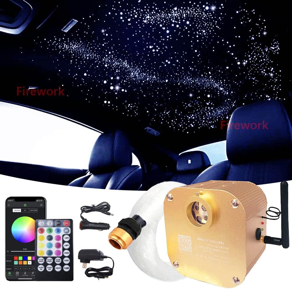 20W RGBW LED Starlight Headliner Light Kit with APP Remote J9768