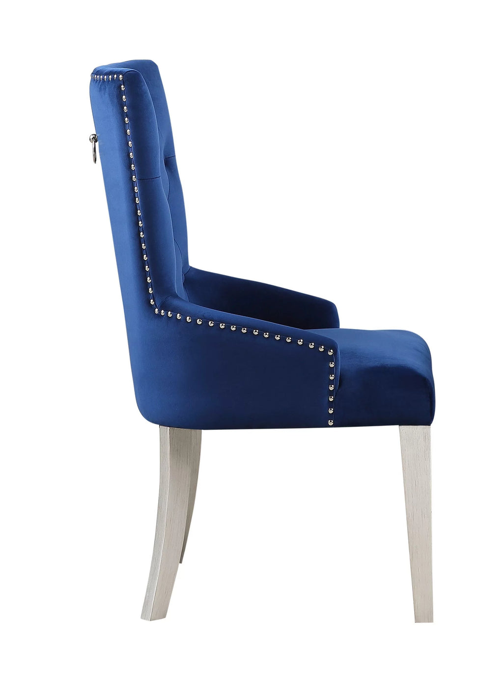 Blue Fabric Side Chair F143762