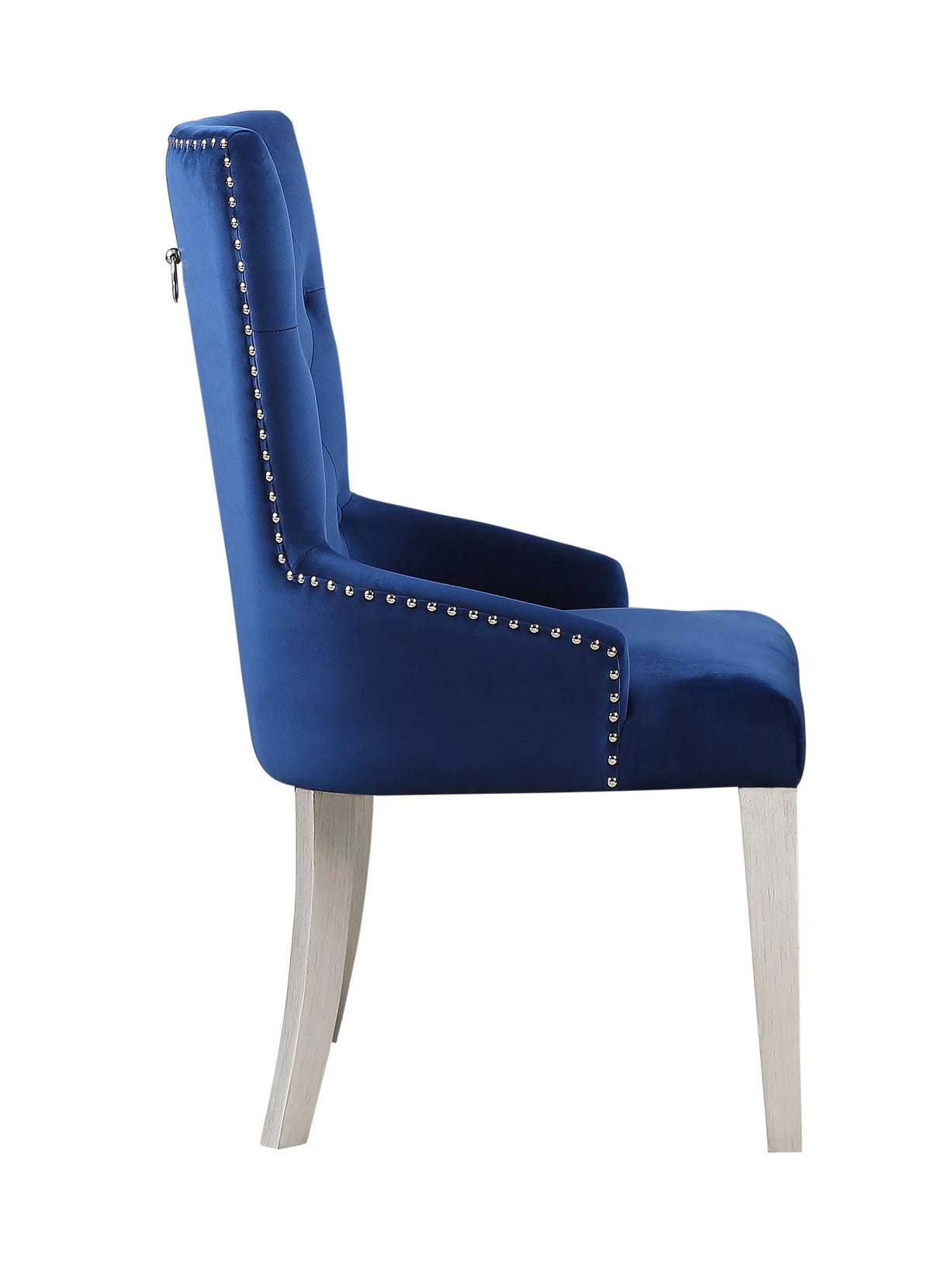 Blue Fabric Side Chair F143762